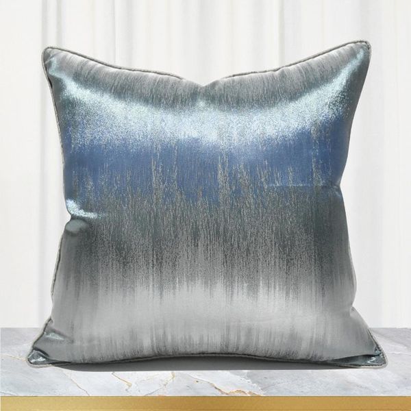 

cushion/decorative pillow luxury blue silver cushion cover 45x45 decorative throw for livingroom sofa bed pillowcase christamas home decor