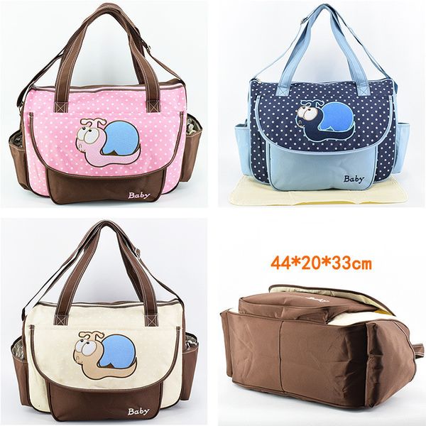 

maternity dress multifunctional snails print diaper maternity mummy handbag stroller bag large capacity messenger nappy changing bags