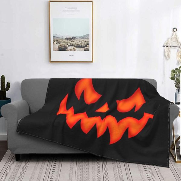 

blankets a halloween scary pumpkin face carpet bed blanket covers luxury flannel