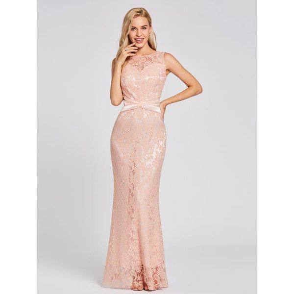 

party dresses dressv peral pink evening dress scoop neck mermaid lace floor length wedding formal trumpet, White;black