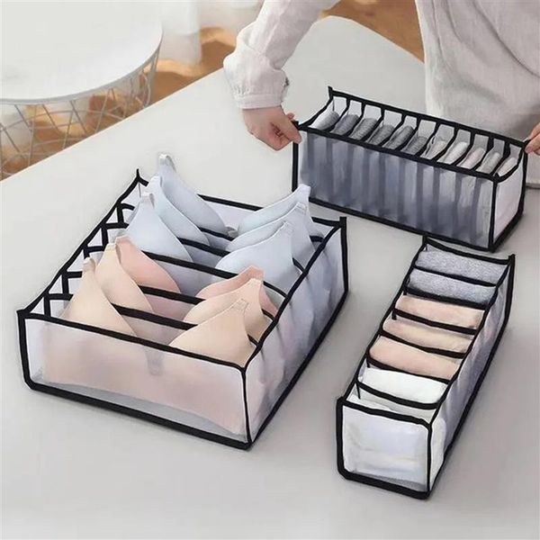 

storage drawers 3pcs socks underwear organizer box closet container