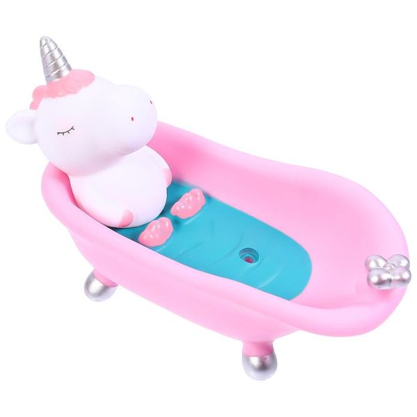 

soap dishes 1 pc sponge container cartoon storage box waterproof drain dish