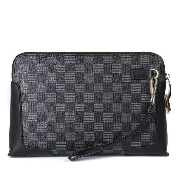 

new chaoxin bag men's handbag leather leisure large capacity clip