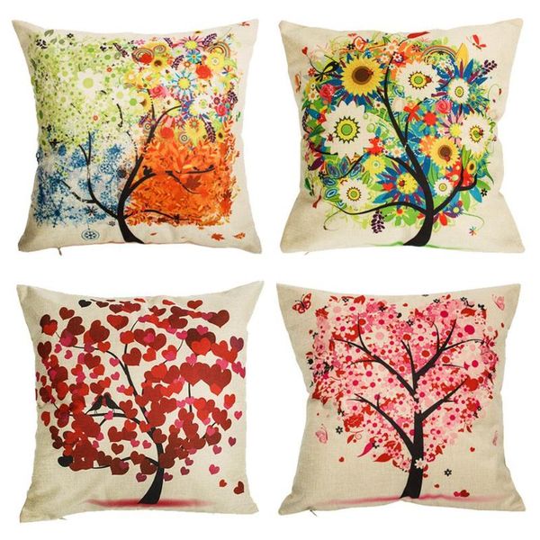 

cushion/decorative pillow transfer tree throwing case flower decorative amazon explosions