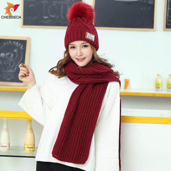 

brand winter two pieces korea thick caps good quality female fashion kintted set hats lady scarf with hat cap beanie/skull, Blue;gray