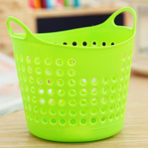 

mini portable easy clean living room plastic bedroom stationery daily home office desksolid storage basket baskets
