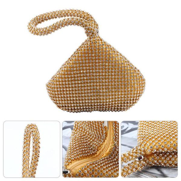

evening bags women's triangle glitter handbag purse clutch luxury party prom g5ae