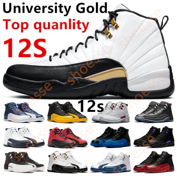 

designer basketball shoes 12 12s utility twist gold flu black game dark concord indigo fiba michigantaxi blue royal metallic james for men d