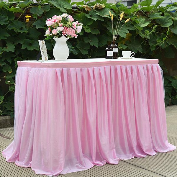

tulle table skirt wedding bridesmaid sister tutu costume party for rectangle or round tables 2021