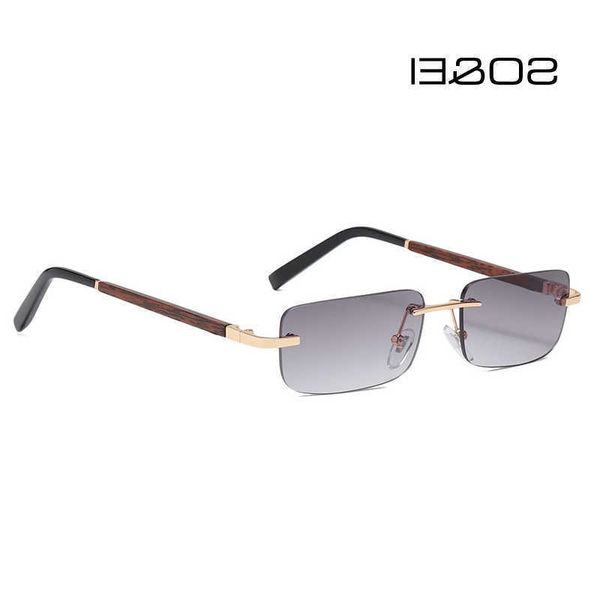 

so i'll fashion small rectangle without hoop gradient sunglasses vintage woman's grain of wood, male eyewear square sunglasses uv4, White;black