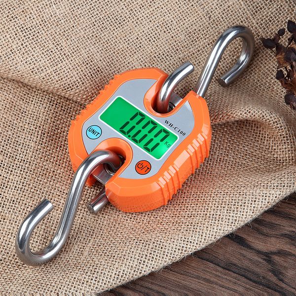 

wh-c100 mini heavy duty electronic digital hook scale double accuracy stainless steel 150kg lcd hanging crane scale