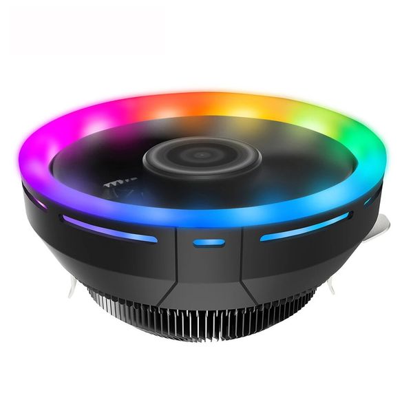 Alseye H120Z CPU Cooler 4Pin PWM RGB охлаждающий вентилятор Тихий радиатор для Intel 775 / 115x / AM2 AM3 AM4