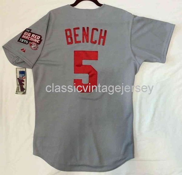 

men women kids johnny bench tbtc jersey rare embroidery new baseball jerseys, Black