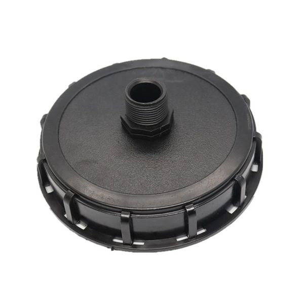 

ton barrel accessories with vent plastic cover single hole threaded lid 1 inch watering equipments