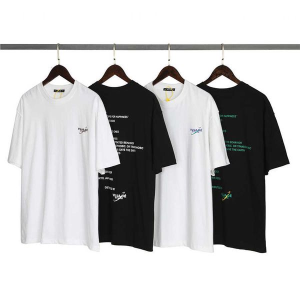 

men's t-shirts high street oversize vujade kenijima t-shirt men women 1:1 -quality slogan letter print tee fj9m, White;black