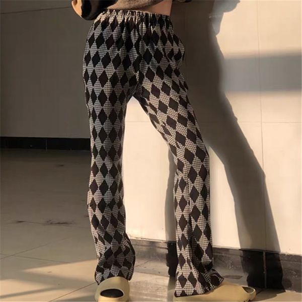 

fashionable pants wanghong street p chic south korean women's qianniaoge loose knitted micro casual 1102, Black;white
