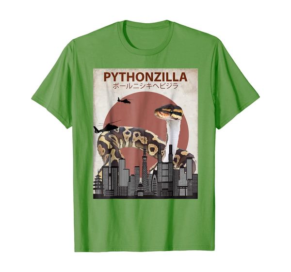 

pythonzilla | ball python t-shirt for funny snake lovers, White;black