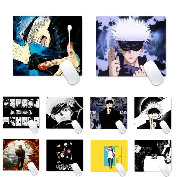 

mouse pads & wrist rests jujutsu kaisen color locking edge pad game desk table protect office work mat non-slip lapcushion