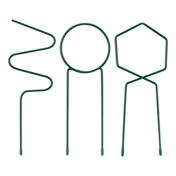 

other garden supplies 3pcs flower pot plant support frame climbing vine rack trellis potted plants holder iron wire decorative metal