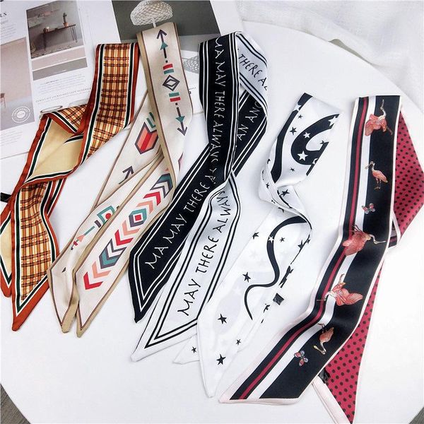

scarves neckerchief beautiful print scarf shawl women elegant comfortable skin-friendly retro fashion design stylish tippet, Blue;gray