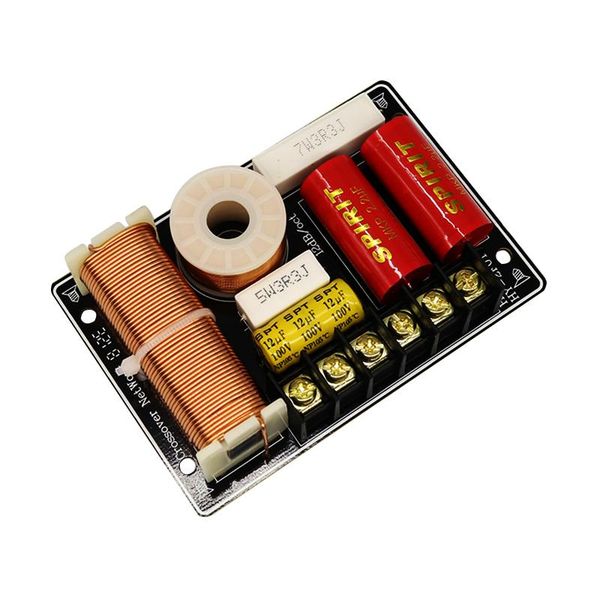 

computer speakers 2pcs frequency divider 2 way 200w tweeter bass crossover 2800hz intersect 4ohm 8ohm speaker filter home theater diy