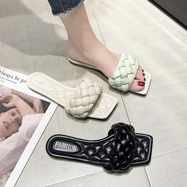 

fashion casual mules slides women green outdoor flats slippers fetish summer sandals stripper sandles black shoes