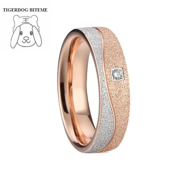 

wedding rings unique love alliances ladies jewelry women designs rose gold color promise couple marriage finger ring, Slivery;golden