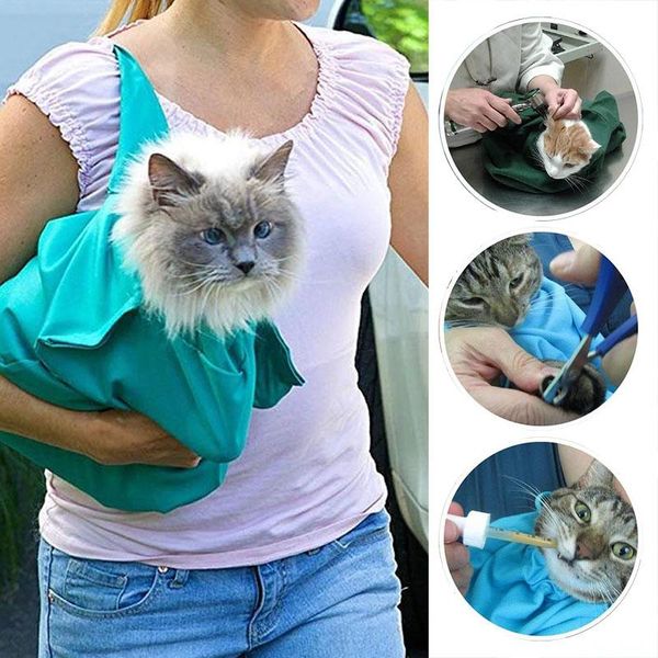 

cat carriers,crates & houses thin pet supplies washable grooming bag cats nail clipping cleaning cozy carrier