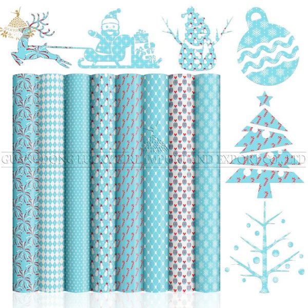 

window stickers lucky goddness infusible heat transfer ink sheets blue 12x12" sublimation paper 8 pcs for cricut joy suitable t-shirt