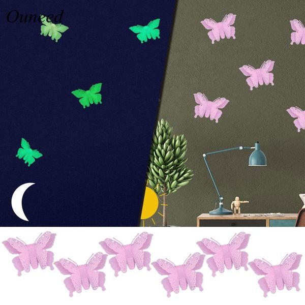 

wall stickers butterfly glow fluorescent decal luminous in dark self adhesive