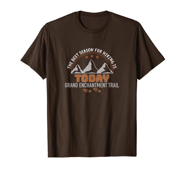 

grand enchantment trail hiking t-shirt, White;black