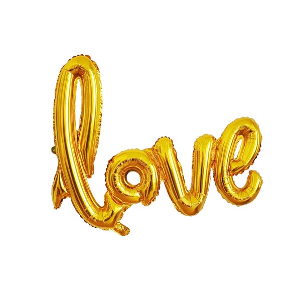 День Святого Валентина Предложение Конъюмающие Любовные буквы Алюминиевые фильма Баллоны JllXap