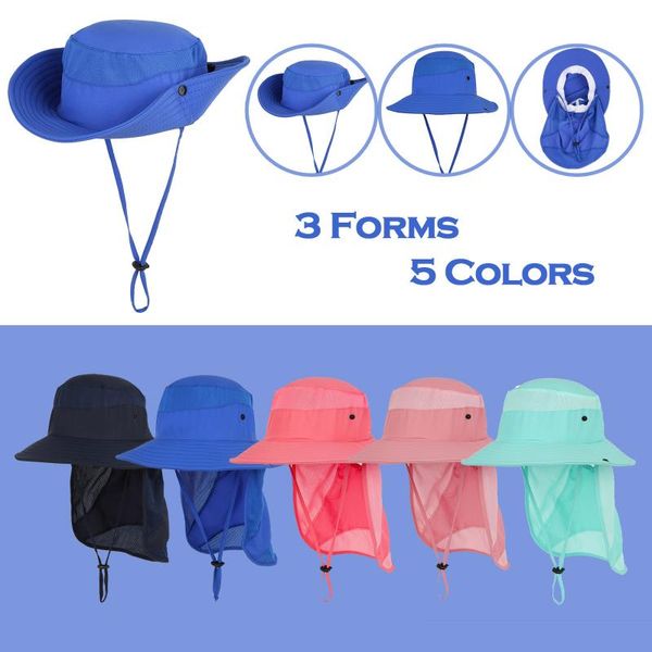 

caps & hats baby sun hat adjustable summer cap for boys travel beach girl kids infant accessories children bucket, Yellow