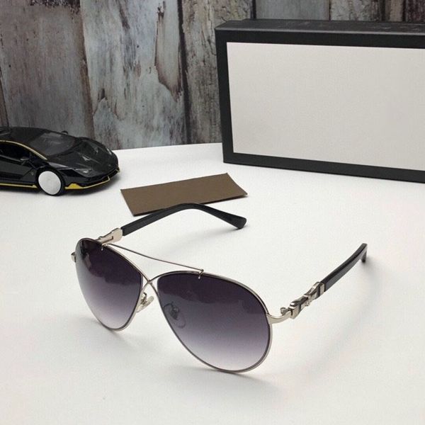 

4217 original designer sunglasses for mens womens famous fashionable classic retro luxury brand eyeglass steampunk man uv400 glasses with bo, White;black