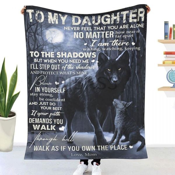 

blankets to my daughter- mom sherpa 3d printed flannel throw blanket for super soft blankets, bedroom sofa deco