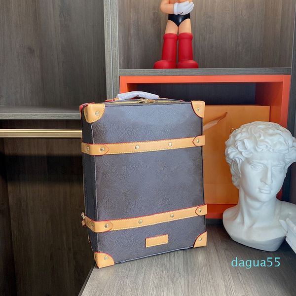 

luxury designer fashion travel bag printed genuine leather luggage women men backpack duffel bags totes handbags suitcase