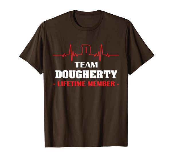 

Team DOUGHERTY lifetime member family youth kid shirt 1kmo, Mainly pictures