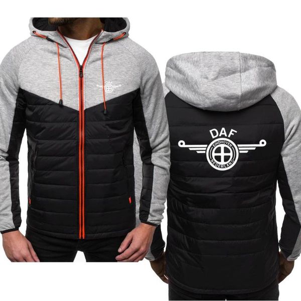 

men's hoodies & sweatshirts 2021 men for daf tools spring autumn jacket casual sweatshirt long sleeve zipper hoody, Black
