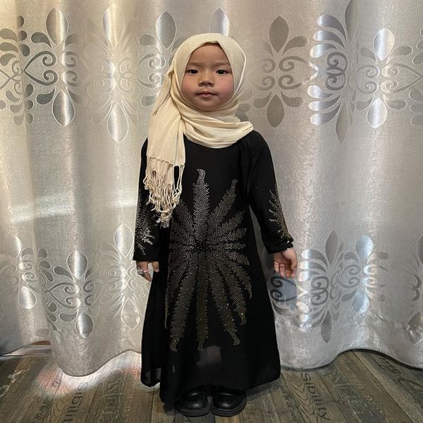 

ethnic clothing dubai abaya girls dress muslim islamic pakistan beaded dresses women black skirts good quality full sleeve traditional, Red