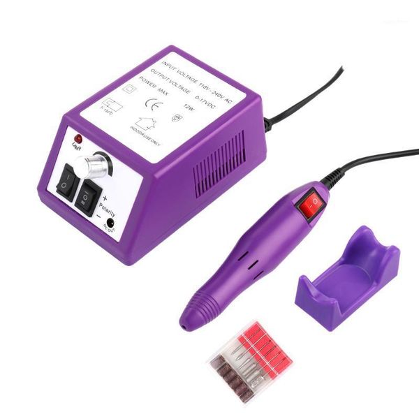 

professional electric acrylic nail drill file machine kit bits manicure drill1