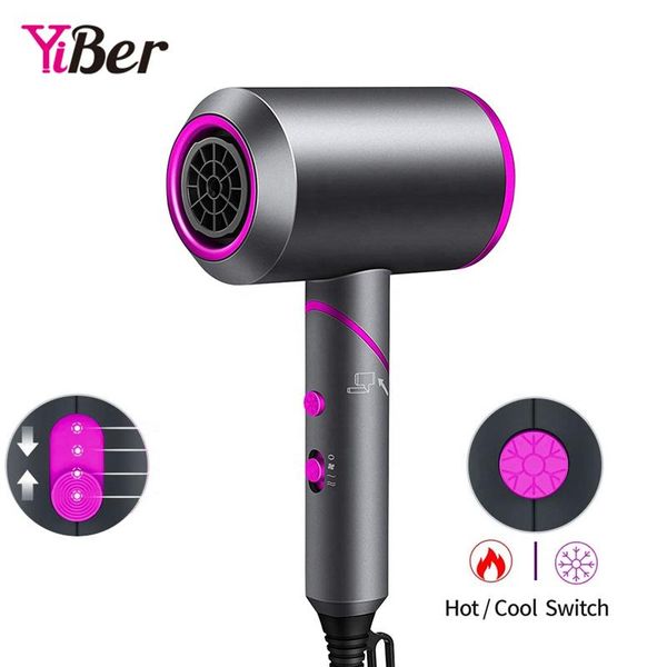 

electric hair brushes multifunction dryer 2000w household ionic hammer blower heating and cooling air with diffuser
