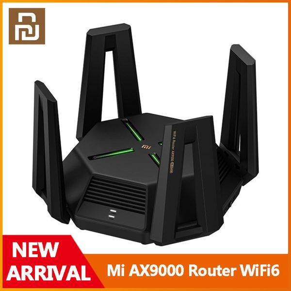 

xiaomi mi ax9000 router wifi6 enhanced edition tri-band usb3.0 wireless mesh network game acceleration repeater 12 antennas