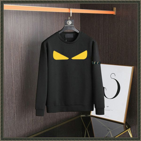 

luxurys designers sweatshirt mens casual hoodies o-neck f letter printing pullover women fashion long sleeve hoodie clothing 21081906zy, Black