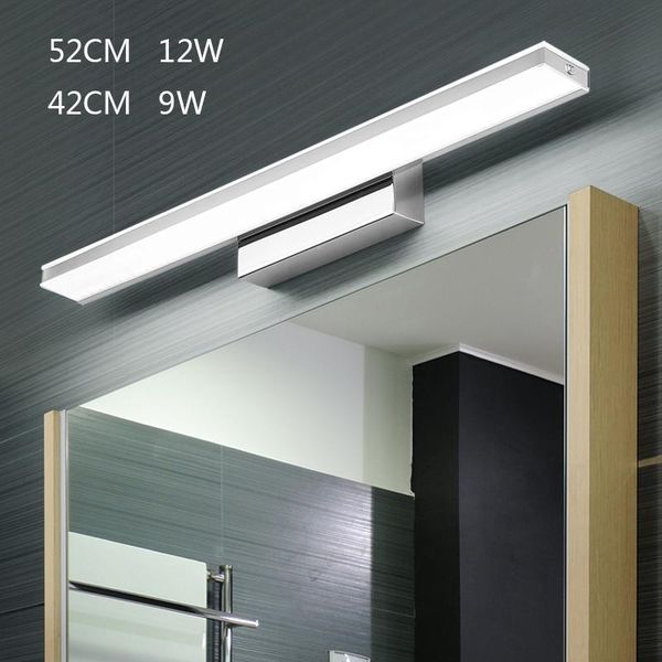 

mirror light led vanity bathroom cabinet lamp indoor wall 42/52cm makeup