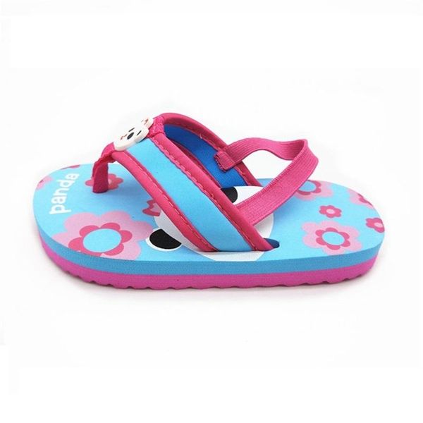 

slipper kruleepo children cartoon beach travel flip flops shoes kids girls boy handiness outdoor casual sandals, Black;grey