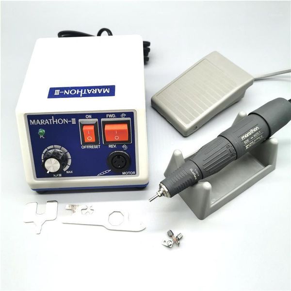 

arrival strong 210 marathon n3 h37l1 handpiece 65w 35000rpm nail drills manicure machine pedicure electric file bits kit1