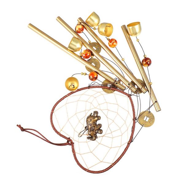 

decorative objects & figurines 1pc elephant heart shape wind-bell dream catcher wind chime (assorted color)