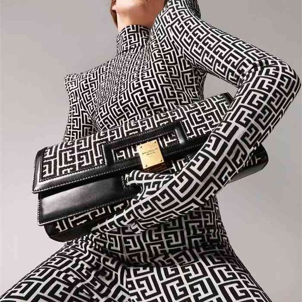 

autumn new black bandage 2021 high street celebrity fashion party women jumpsuit vintage, Black;white