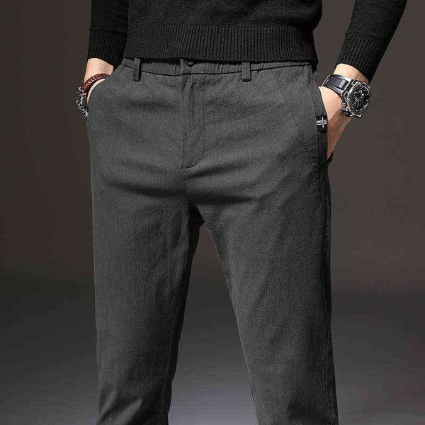 

jeans autumn 2021 korean slim simple pure cotton casual long pants men's, Blue