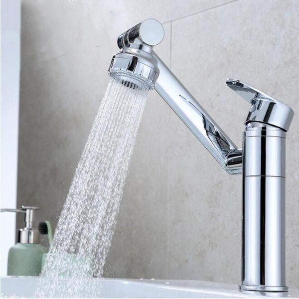 

rotation basin faucet black deck mounted sink tap single hole water and cold mixer brass bathroom faucets